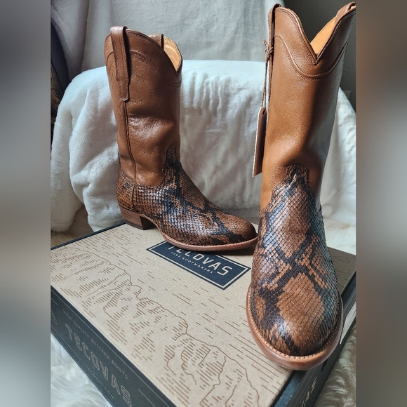 Tecovas- Python Billy Boot - Picture 2 of 12
